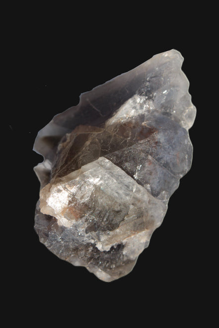 Blue cubic Fluorite crystal from Pakistan 55mm 55.1g in sunshine - Rocks and Things Store