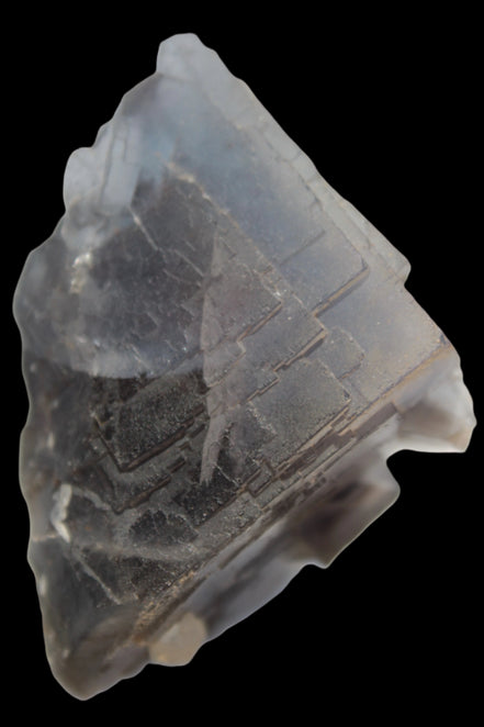 Blue cubic Fluorite crystal from Pakistan 55mm 55.1g in sunshine - Rocks and Things Store