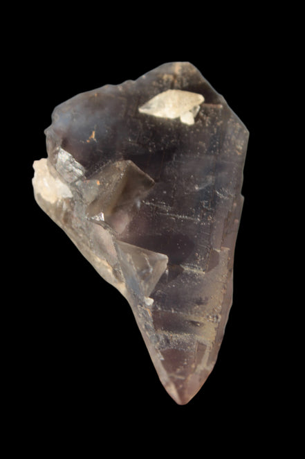 Blue cubic Fluorite crystal from Pakistan 55mm 55.1g in sunshine - Rocks and Things Store