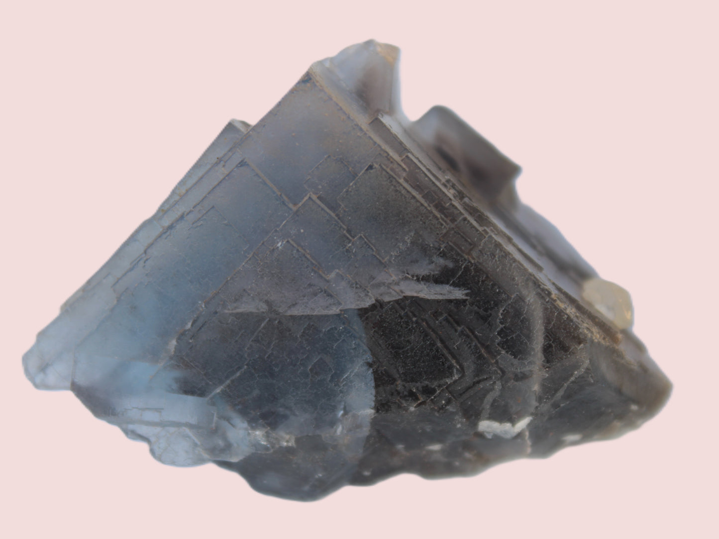 Blue cubic Fluorite crystal from Pakistan 55mm 55.1g Rocks and Things