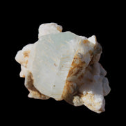 Terminated Aquamarine crystal cluster with Feldspar/Muscovite from Afghanistan 66.9ct 13.3g in sunshine - Rocks and Things Store