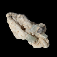 Tiny Blue Aquamarine crystals on Feldspar matrix 41.2ct 8.2g in sunshine - Rocks and Things Store