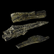 Long blade Epidote 3 crystals 69.7ct  13.9g in sunshine - Rocks and Things Store