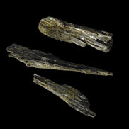 Long blade Epidote 3 crystals 69.7ct  13.9g in sunshine - Rocks and Things Store