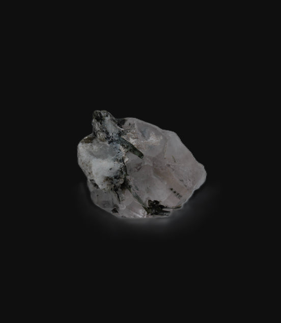 Green Tourmaline crystals on twinned Quartz with extra features 33.4ct 6.7g Rocks and Things Store
