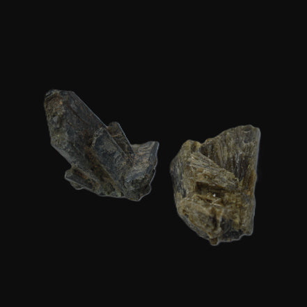 Epidote 2 clusters 42.4ct 8.5g in sunlight - Rocks and Things Store