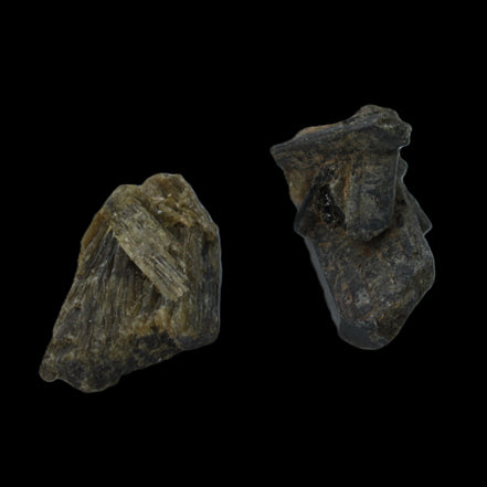 Epidote 2 clusters 42.4ct 8.5g in sunlight - Rocks and Things Store