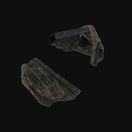 Epidote 2 clusters 42.4ct 8.5g in sunlight - Rocks and Things Store