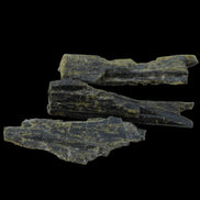 Epidote 3 crystals 38mm 47.1ct 9.4g in sunlight - Rocks and Things Store