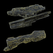 Epidote 3 crystals 38mm 47.1ct 9.4g in sunlight - Rocks and Things Store