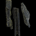 Epidote 3 crystals 38mm 47.1ct 9.4g in sunlight - Rocks and Things Store