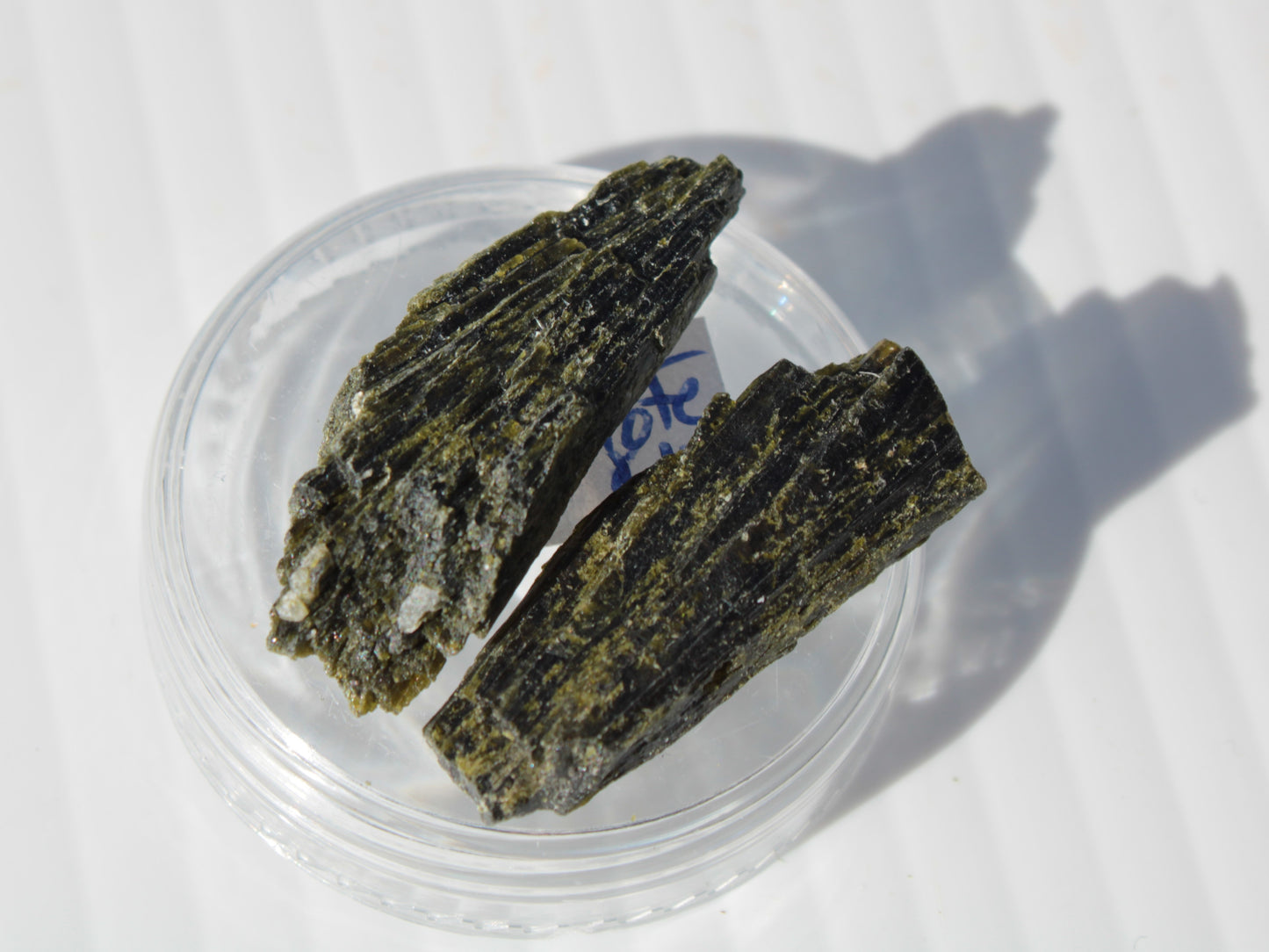 Epidote 2 crystals 35/39ct 7g Rocks and Things