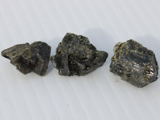 Epidote 3 clusters 87.3ct 17.4g Rocks and Things