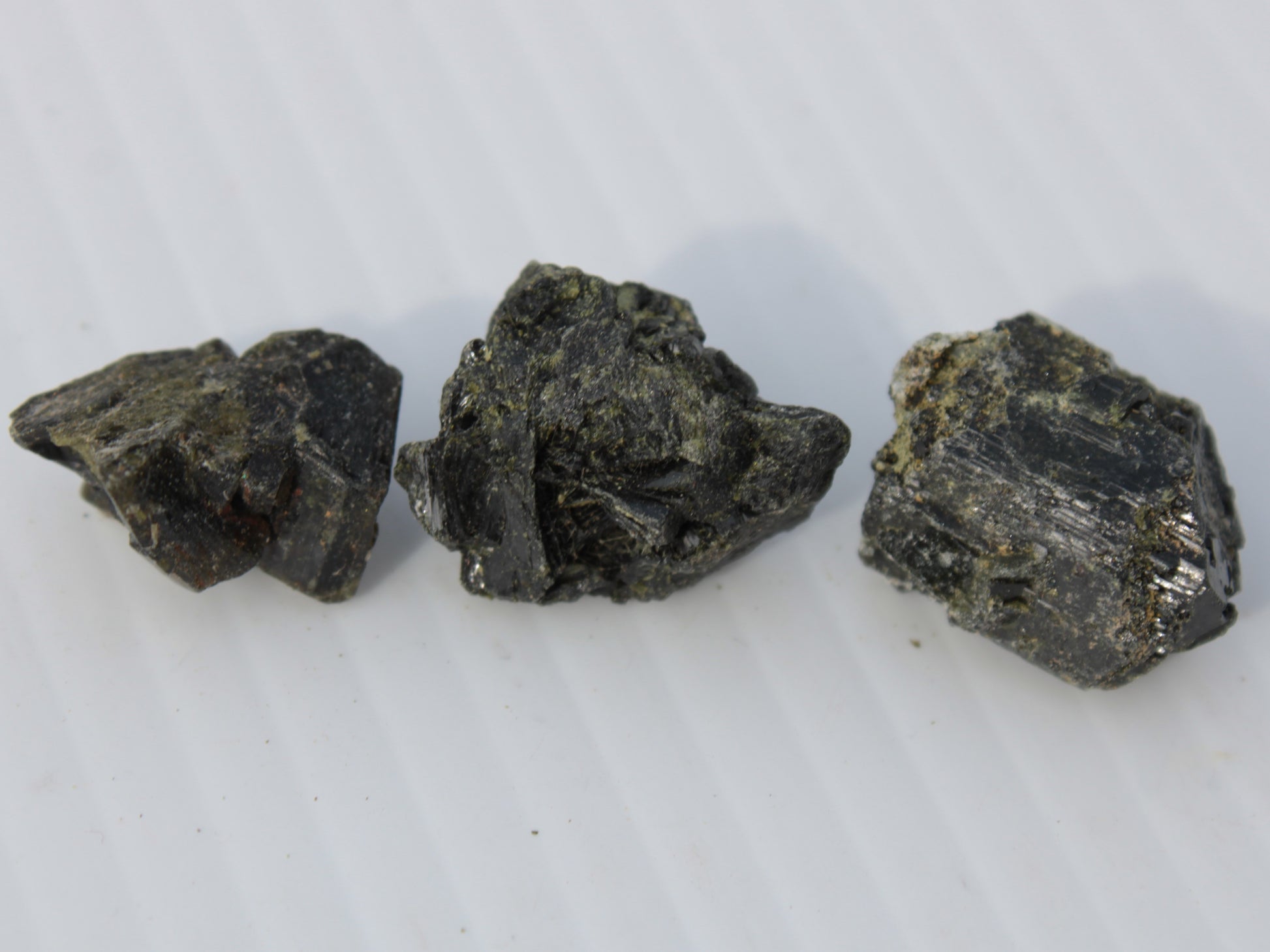 Epidote 3 clusters 87.3ct 17.4g Rocks and Things