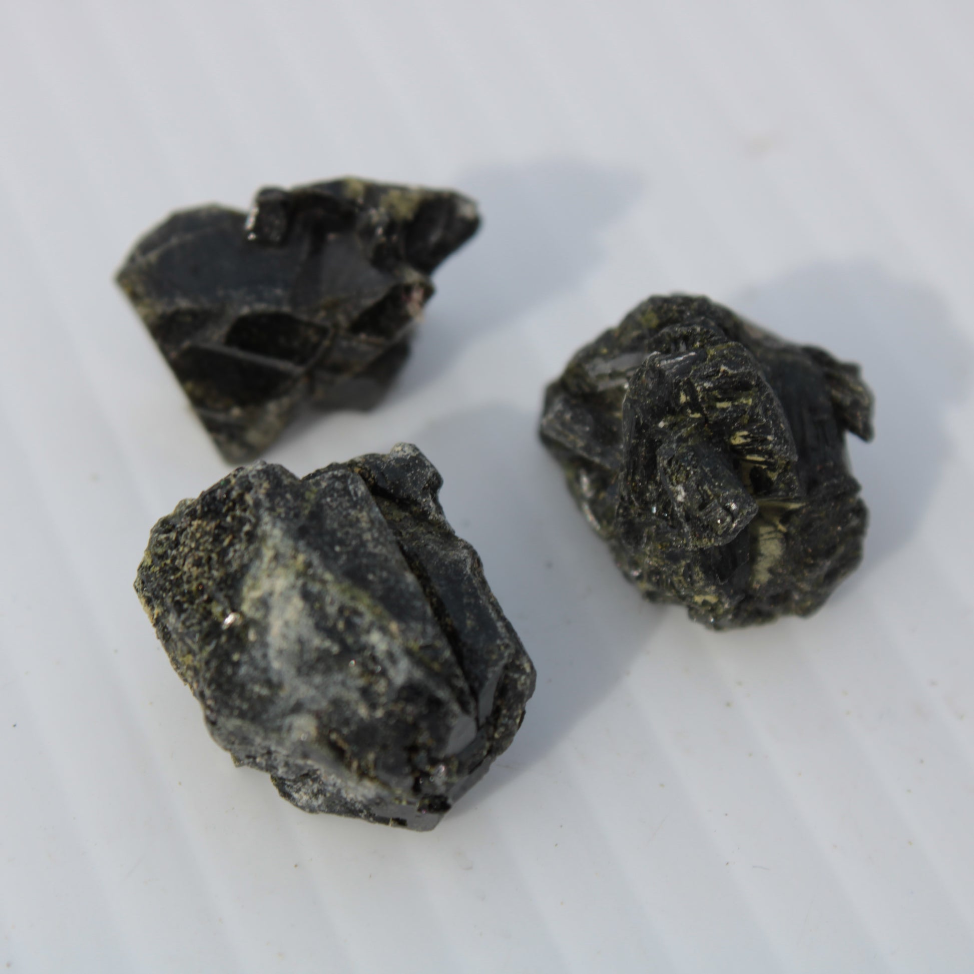 Epidote 3 clusters 87.3ct 17.4g Rocks and Things
