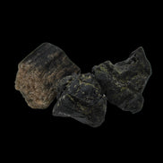 Epidote 3 clusters 52.8ct 10g in dull sunlight - Rocks and Things Store