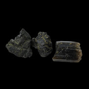 Epidote 3 clusters 52.8ct 10g in dull sunlight - Rocks and Things Store