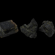 Epidote 3 clusters 52.8ct 10g in dull sunlight - Rocks and Things Store