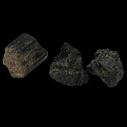 Epidote 3 clusters 52.8ct 10g in dull sunlight - Rocks and Things Store