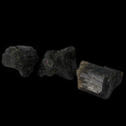 Epidote 3 clusters 52.8ct 10g in dull sunlight - Rocks and Things Store