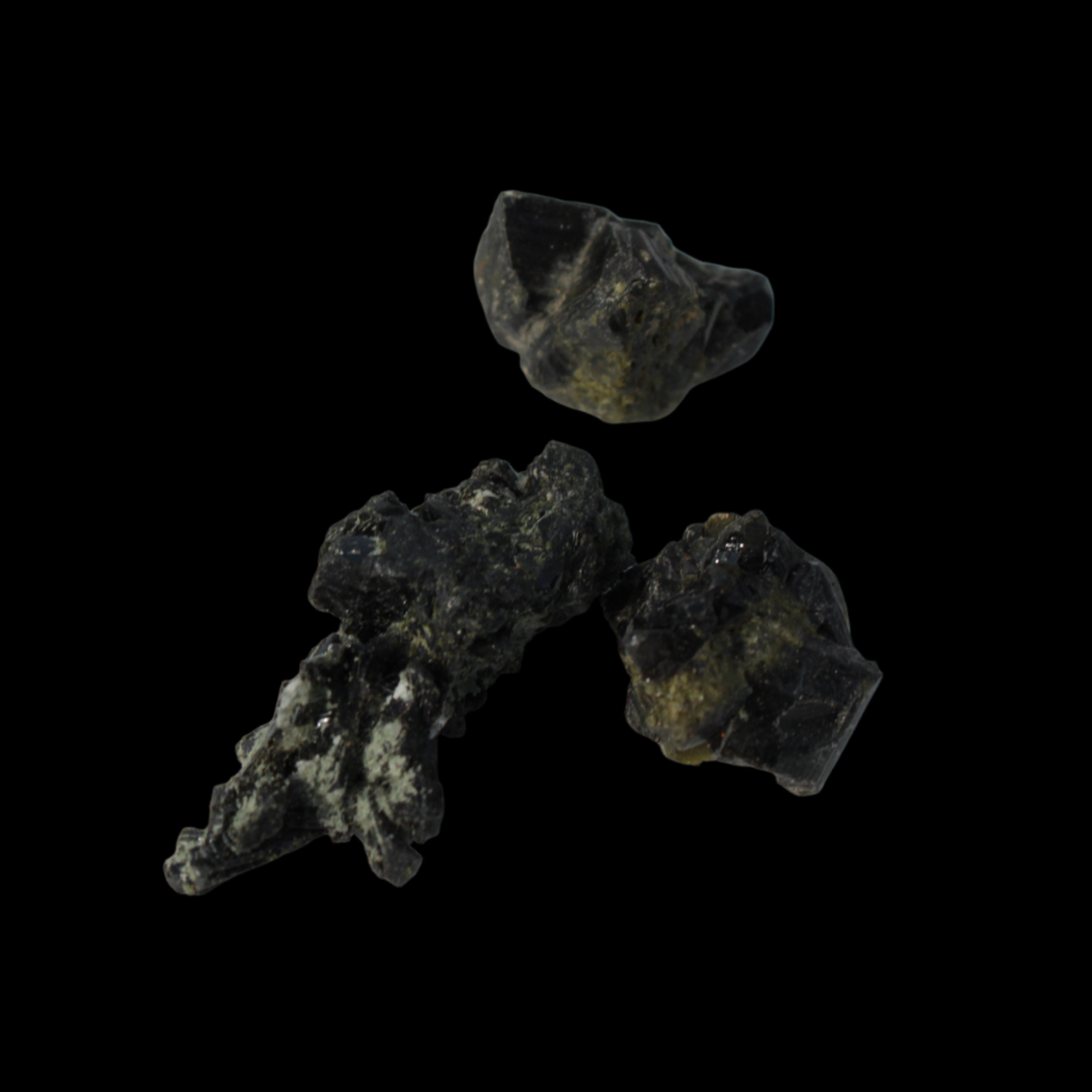 Epidote 4 clusters 50ct 10g in sunlight - Rocks and Things Store