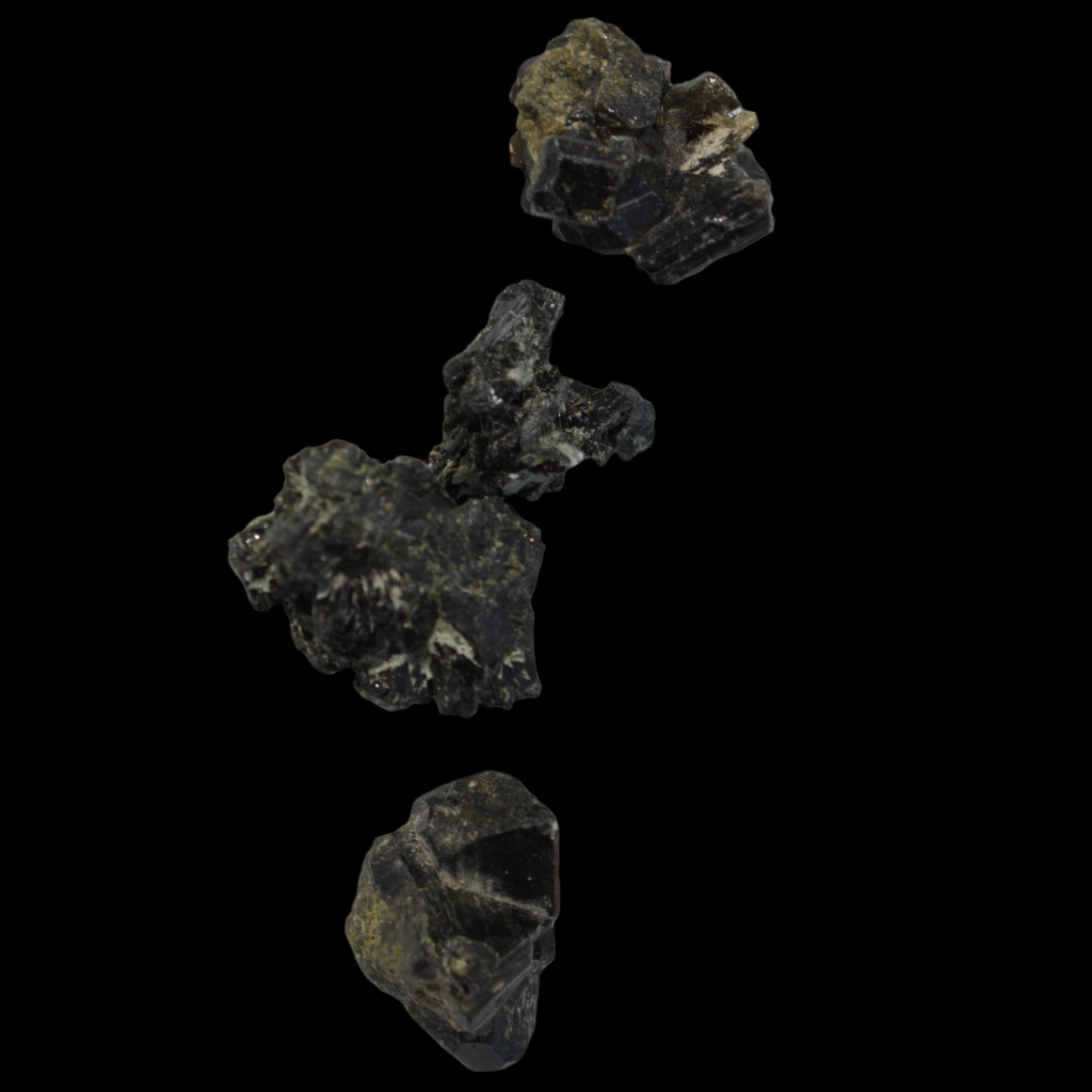 Epidote 4 clusters 50ct 10g in sunlight - Rocks and Things Store