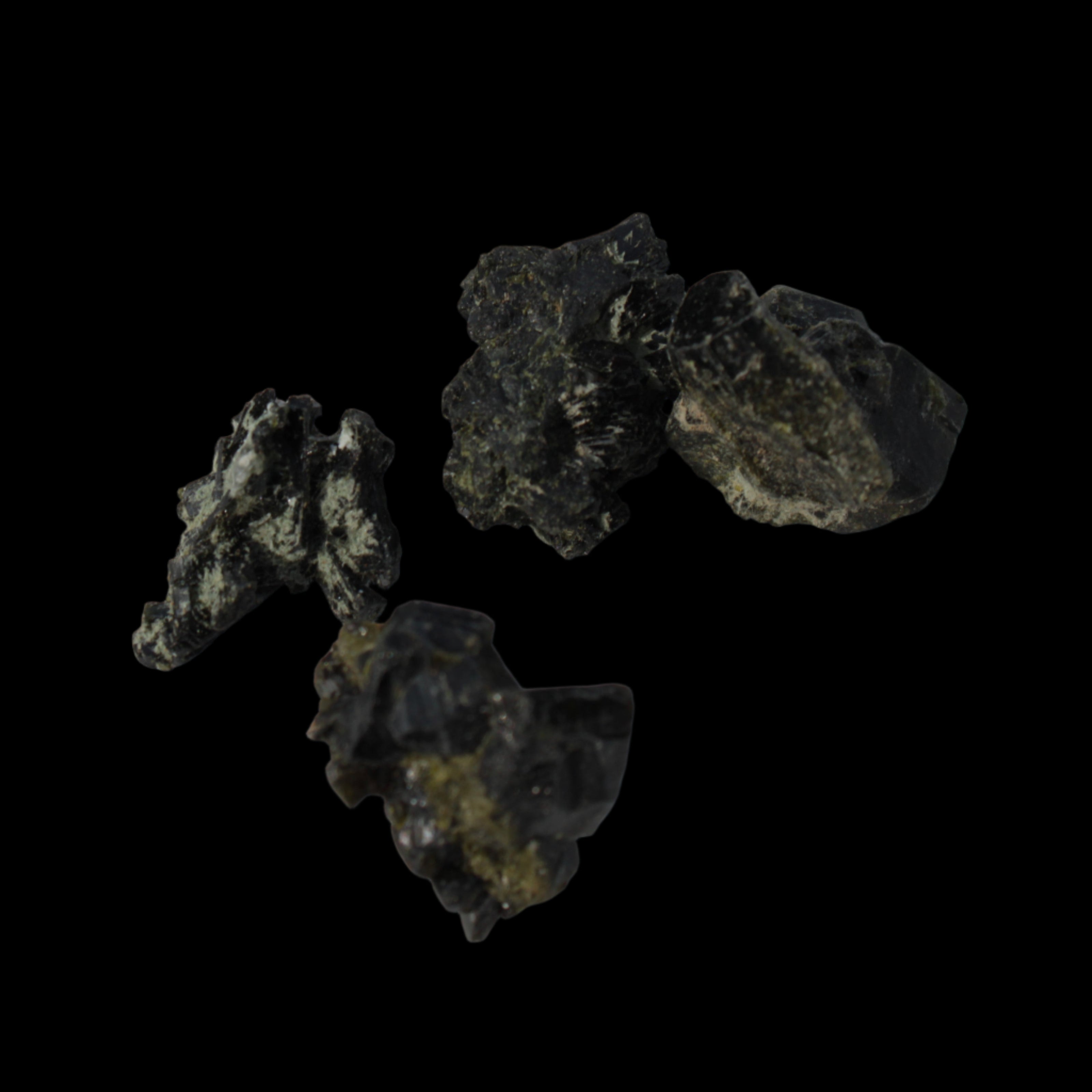 Epidote 4 clusters 50ct 10g in sunlight - Rocks and Things Store