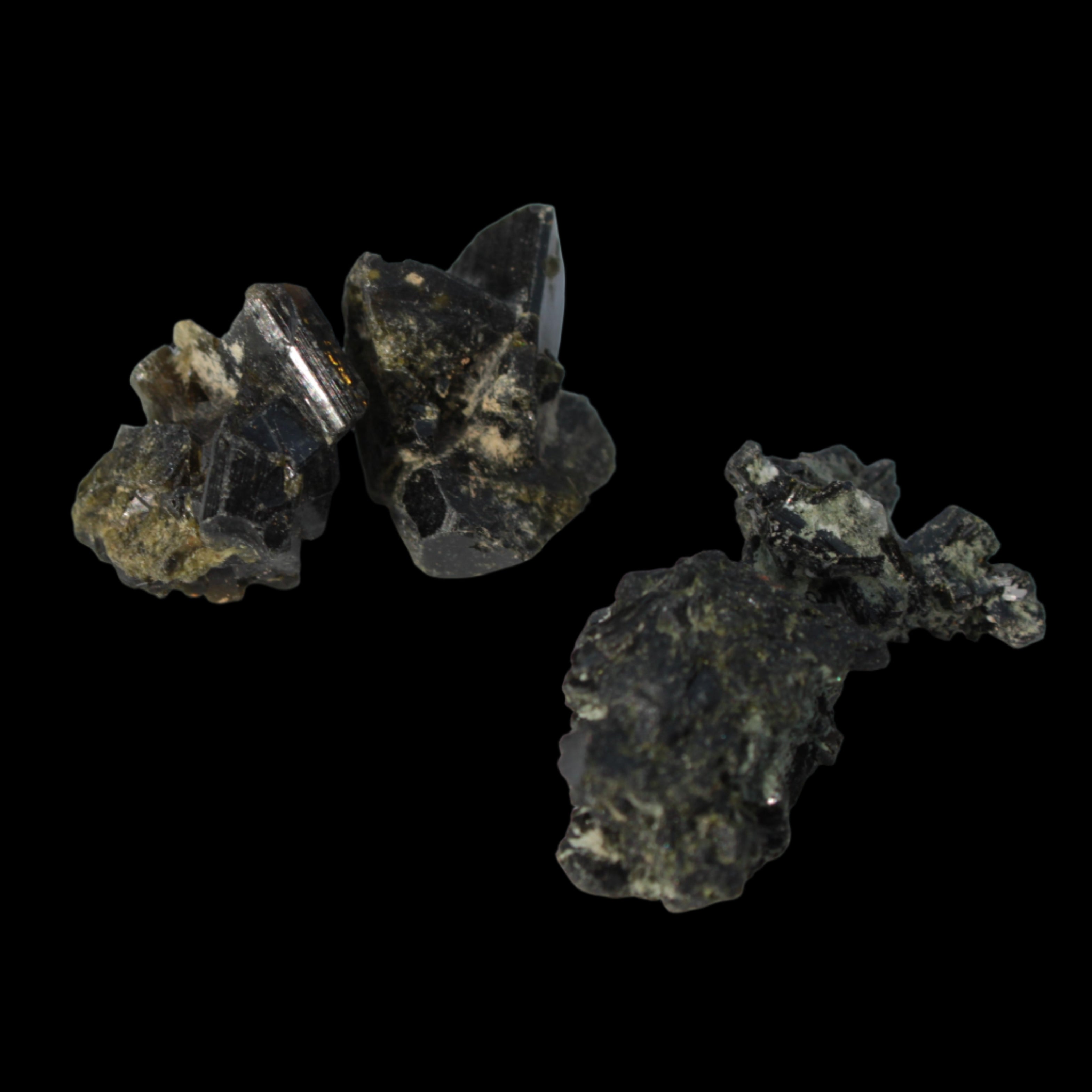 Epidote 4 clusters 50ct 10g in sunlight - Rocks and Things Store
