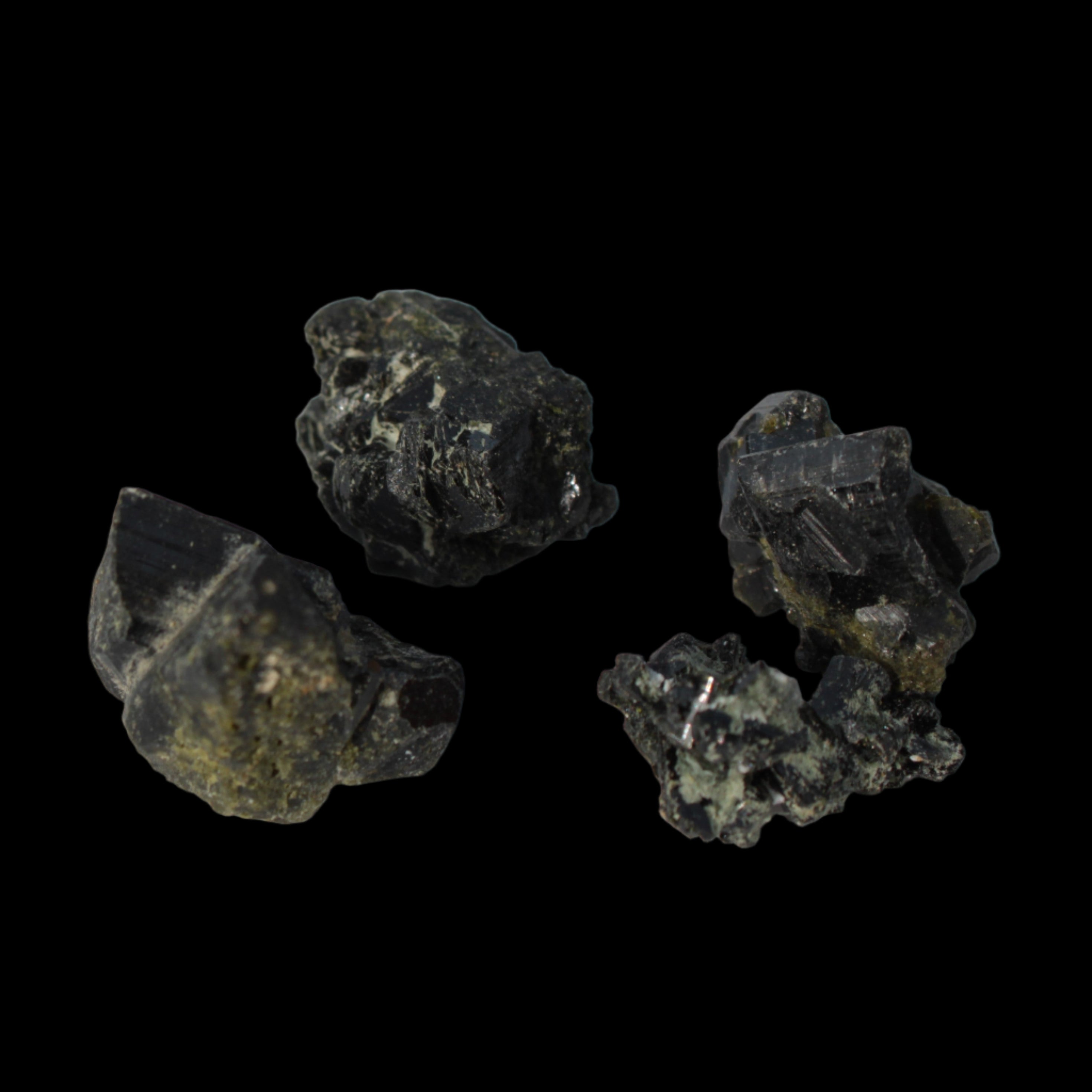 Epidote 4 clusters 50ct 10g in sunlight - Rocks and Things Store