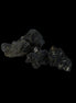 Epidote 4 clusters 44.9ct 9g in dull sunlight - Rocks and Things Store