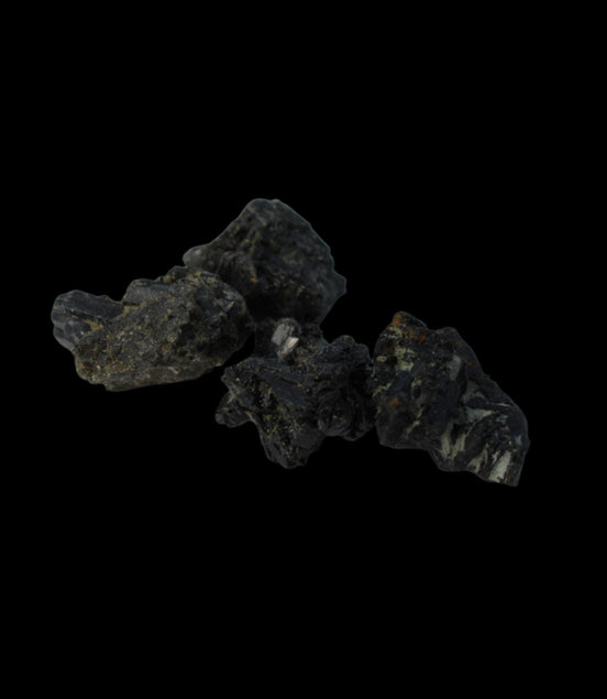 Epidote 4 clusters 44.9ct 9g in dull sunlight - Rocks and Things Store