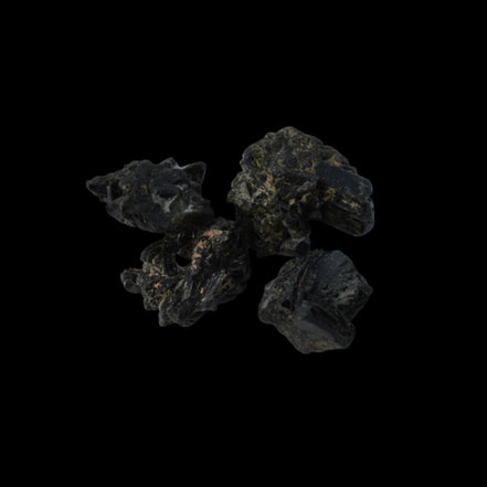 Epidote 4 clusters 44.9ct 9g in dull sunlight - Rocks and Things Store