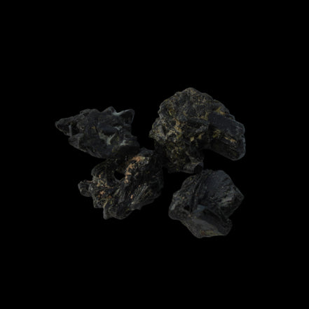 Epidote 4 clusters 44.9ct 9g in dull sunlight - Rocks and Things Store