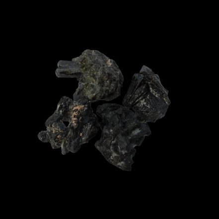 Epidote 4 clusters 44.9ct 9g in dull sunlight - Rocks and Things Store