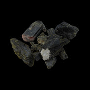 Epidote crystals and clusters 38ct 7.6g in sunlight - Rocks and Things Store