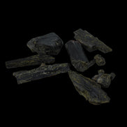 Epidote crystals and clusters 38ct 7.6g in sunlight - Rocks and Things Store