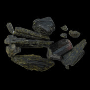 Epidote crystals and clusters 38ct 7.6g in sunlight - Rocks and Things Store