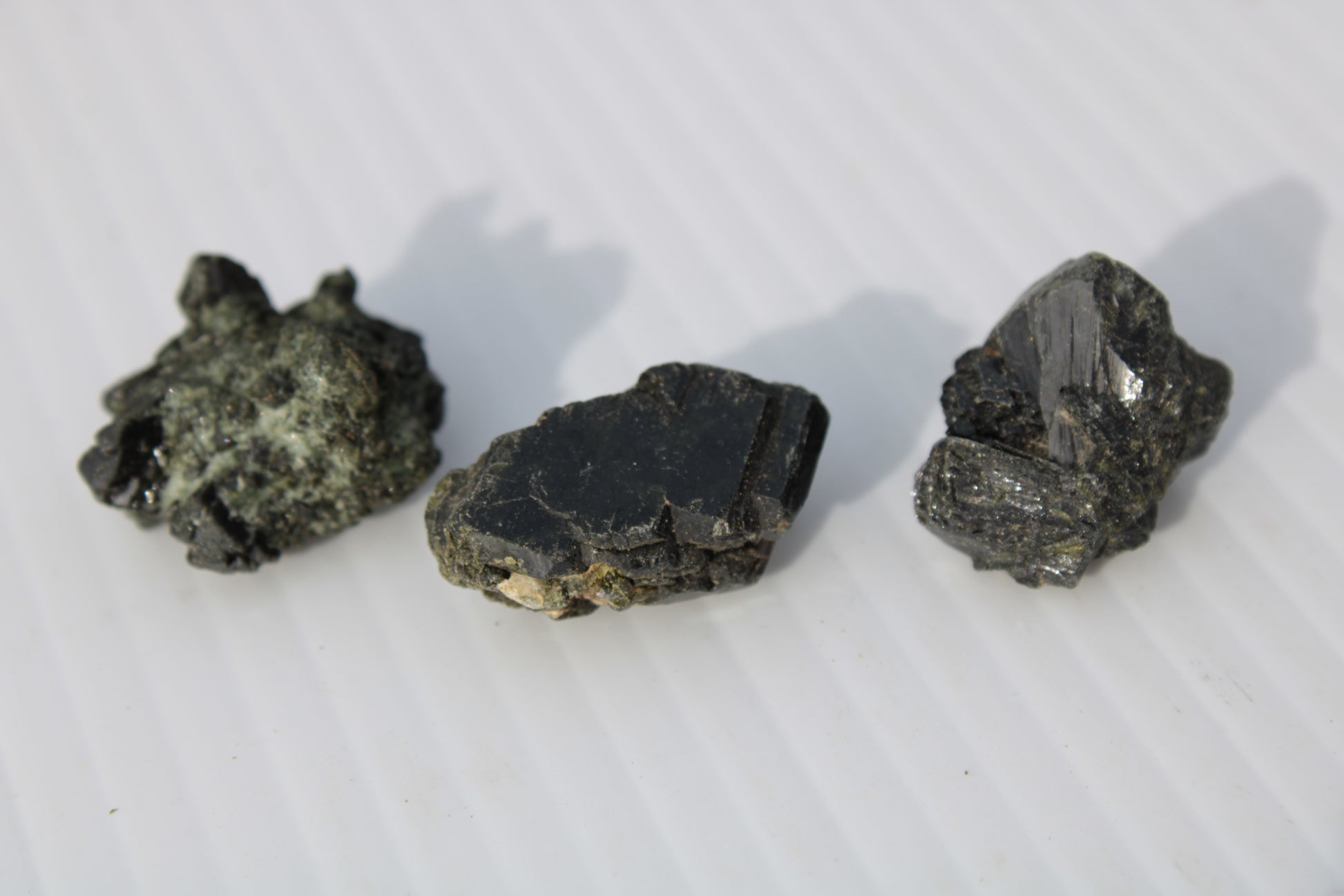 Epidote 3 clusters 123ct 24.7g Rocks and Things