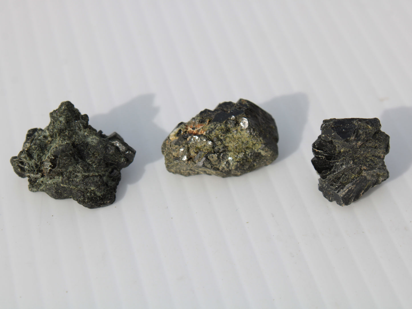 Epidote 3 clusters 123ct 24.7g Rocks and Things