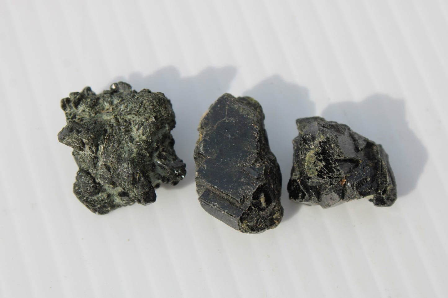 Epidote 3 clusters 123ct 24.7g Rocks and Things