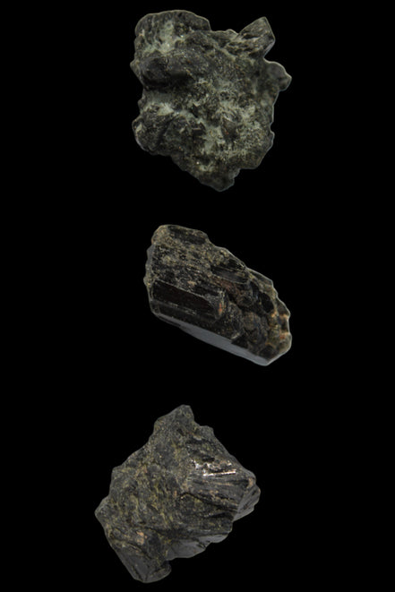 Epidote 3 clusters 123ct 24.7g in sunlight -  Rocks and Things Store