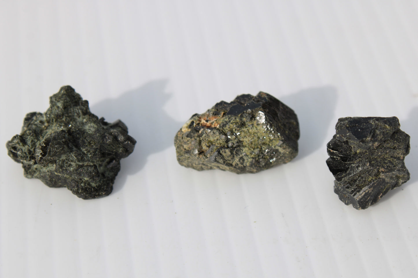 Epidote 3 clusters 123ct 24.7g Rocks and Things