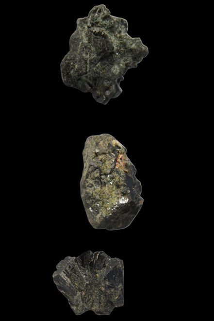 Epidote 3 clusters 123ct 24.7g in sunlight -  Rocks and Things Store