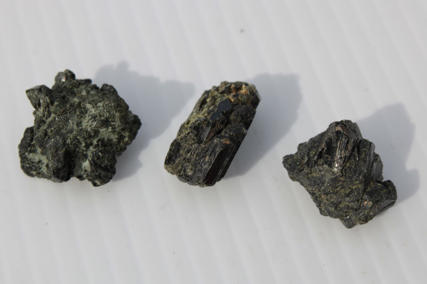 Epidote 3 clusters 123ct 24.7g Rocks and Things