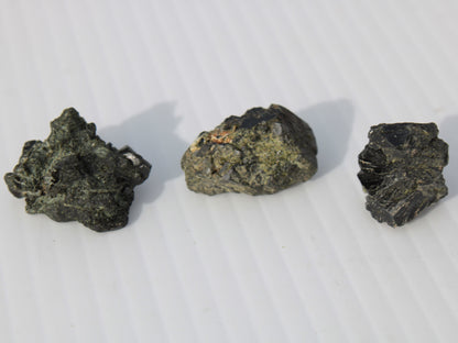 Epidote 3 clusters 123ct 24.7g Rocks and Things