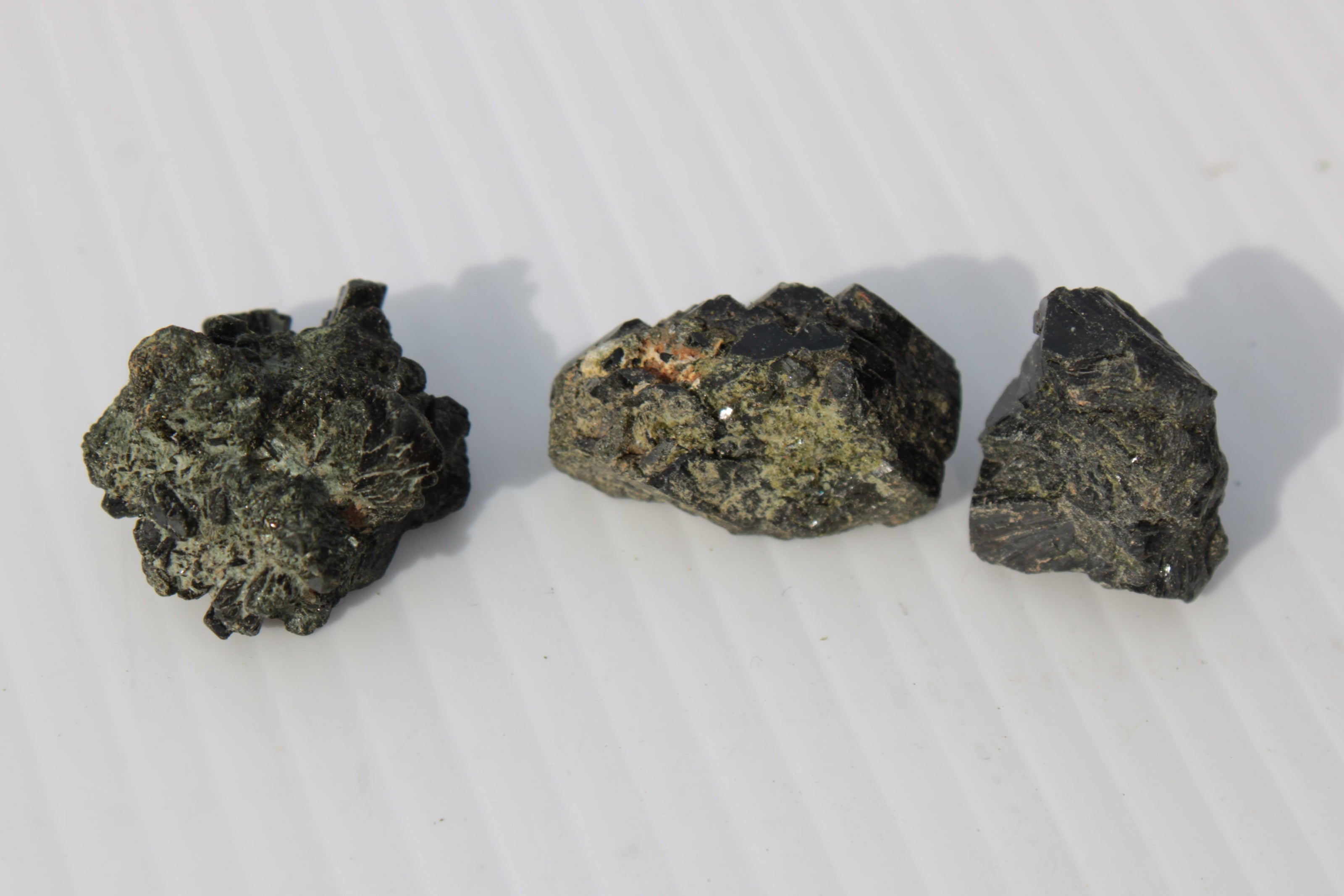 Epidote 3 clusters 123ct 24.7g Rocks and Things