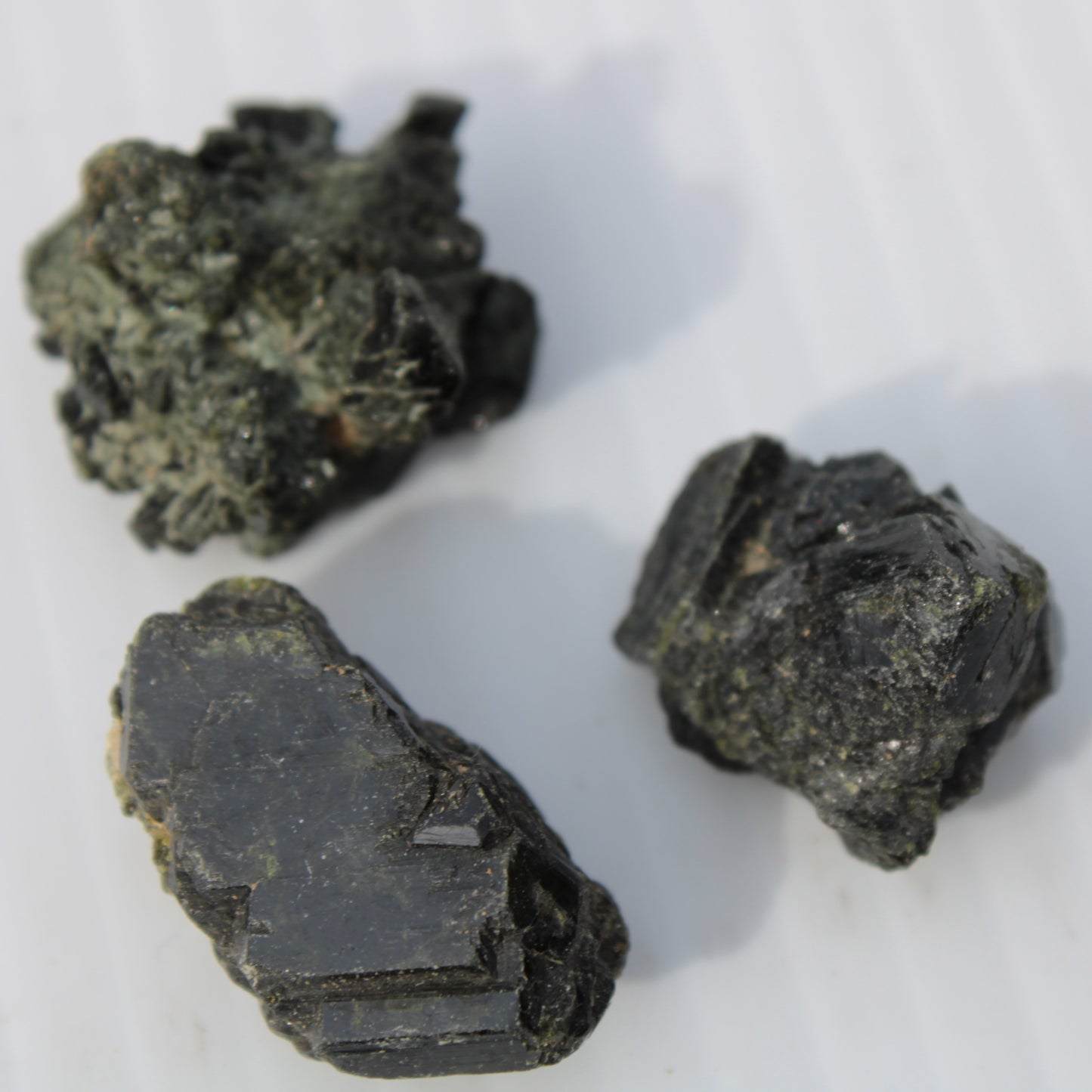 Epidote 3 clusters 123ct 24.7g Rocks and Things