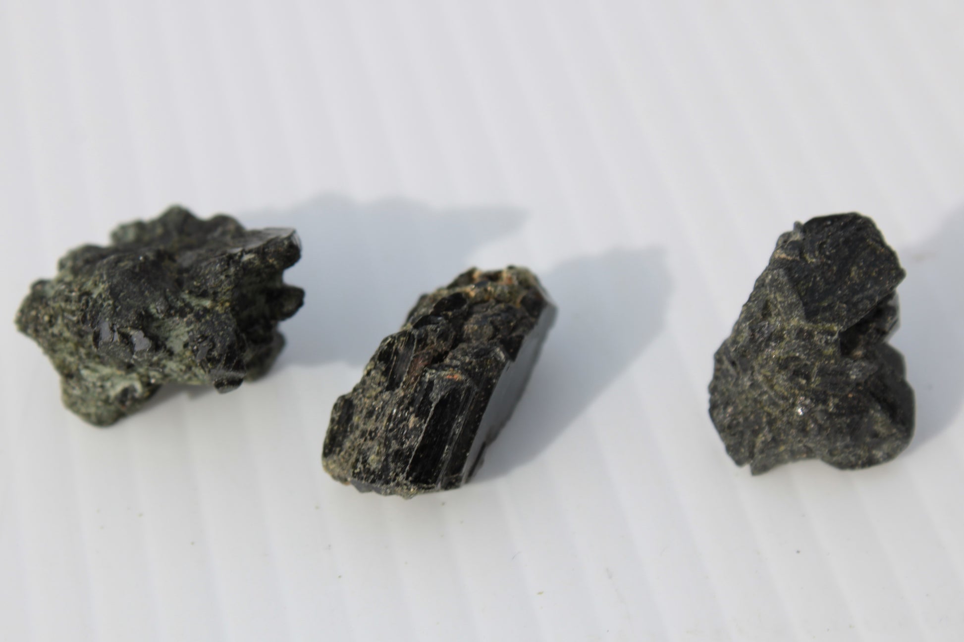 Epidote 3 clusters 123ct 24.7g Rocks and Things