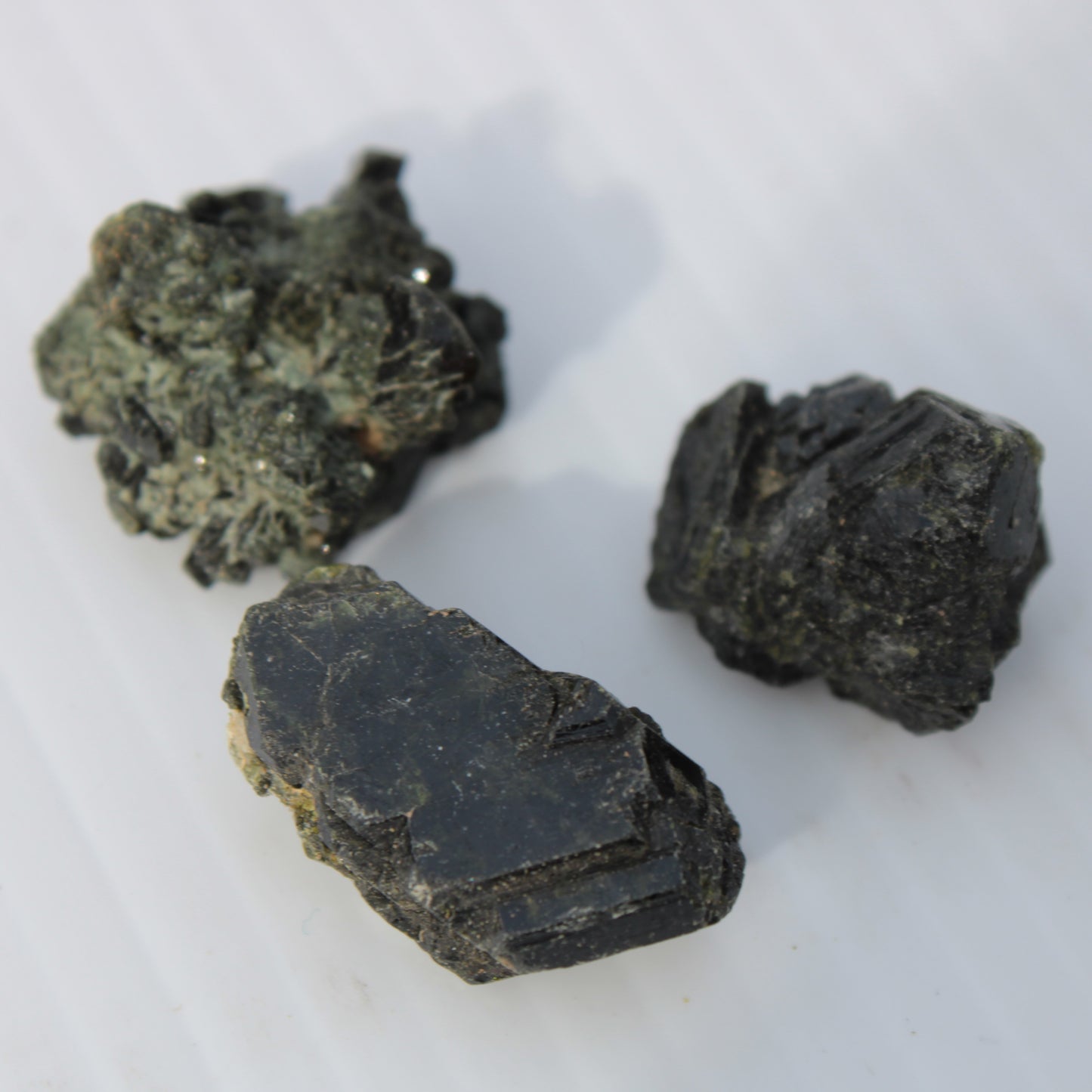 Epidote 3 clusters 123ct 24.7g Rocks and Things