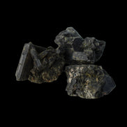 Epidote 3 clusters 136.9ct 27.3g in sunlight - Rocks and Things Store